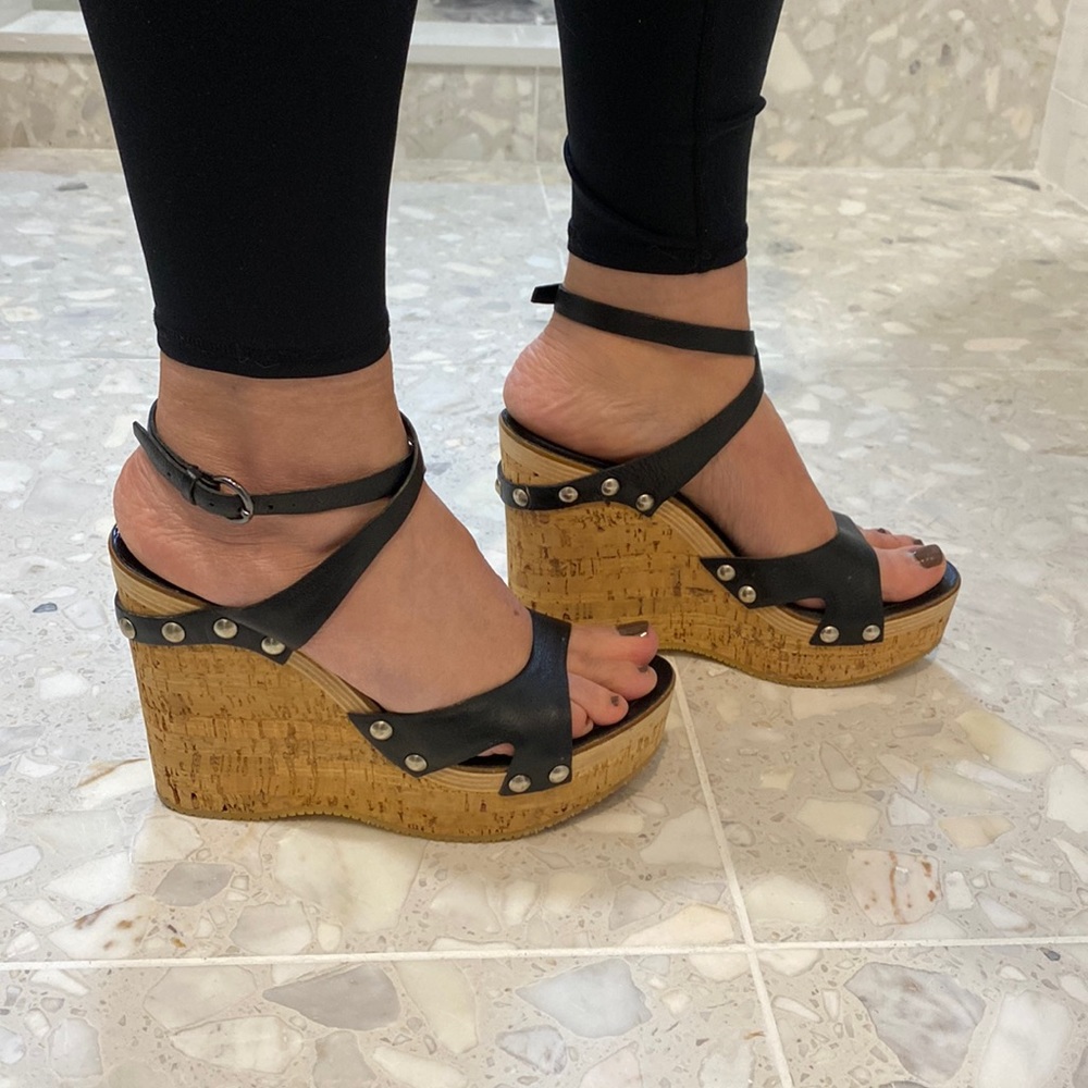 MIU MIU black espadrilles